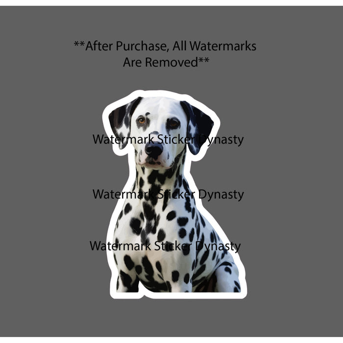 Dalmatian Sticker Waterproof Decal Dog Animal Pet Family Friend Gift NEW