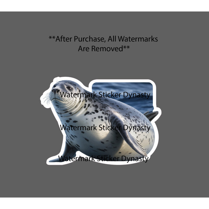 Leopard Seal Sticker Waterproof Decal Animal Ocean Artic Wildlife Gift NEW