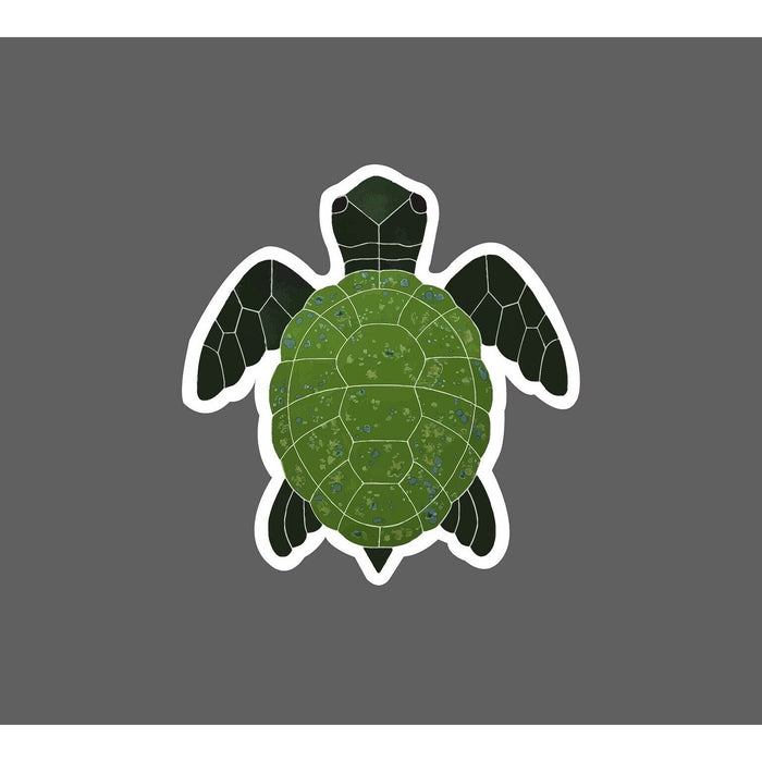 Sea Turtle Sticker Green