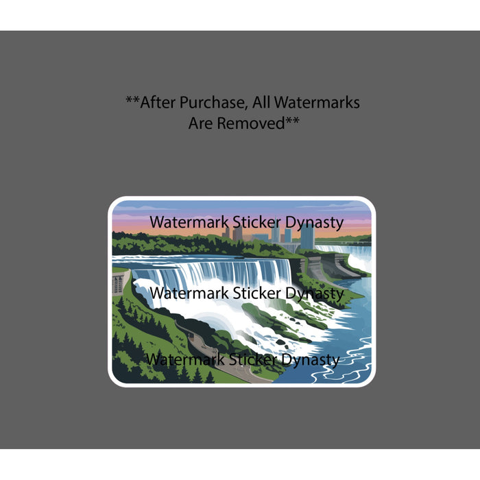 Niagara Falls Sticker Waterproof Decal Travel Outdoor Skyline Nature Gift NEW