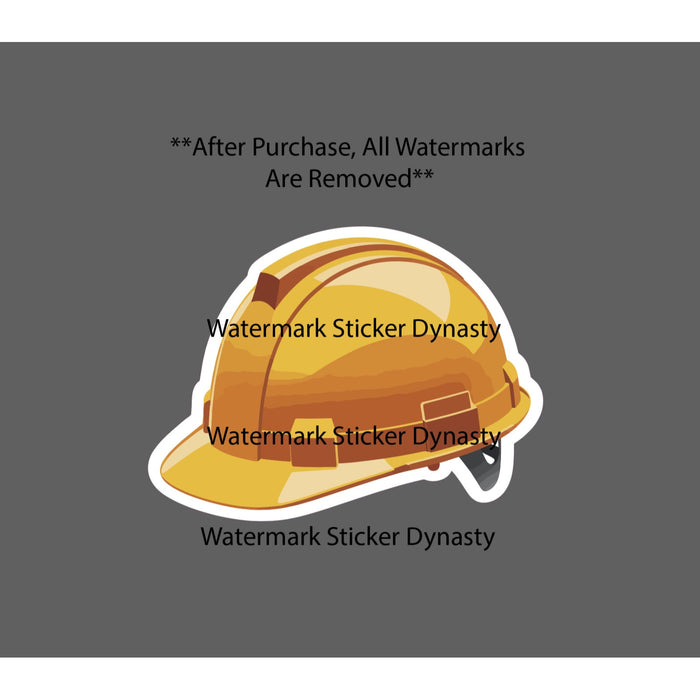 Hard Hat Sticker Waterproof Decal Construction Work Blue Collar Gift NEW