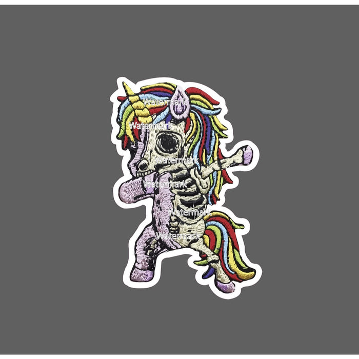 Unicorn Sticker Zombie Dab