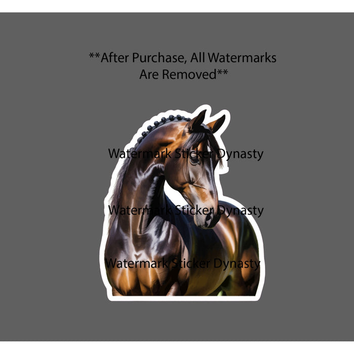 Andalusian Horse Sticker Waterproof Decal Breed Farm Countryside Gift NEW