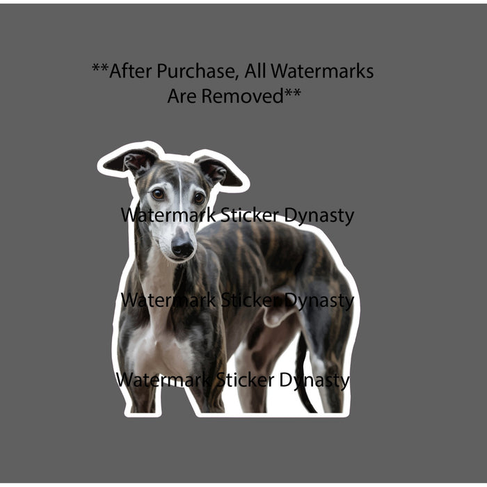 Greyhound Sticker Waterproof Decal Dog Animal Dog Family Friend Racing Gift NEW