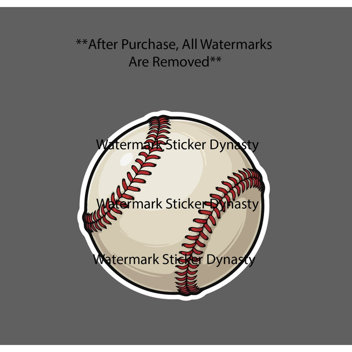 Baseball Sticker Waterproof Decal Sports Game Sport Gift NEW