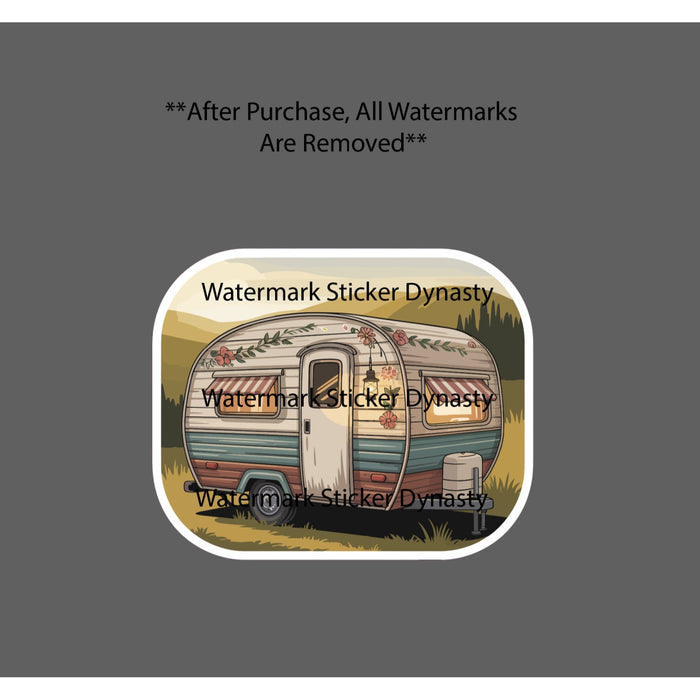 Camper BOHO Sticker Waterproof Decal Trailer Travel Outdoor Adventure Gift NEW