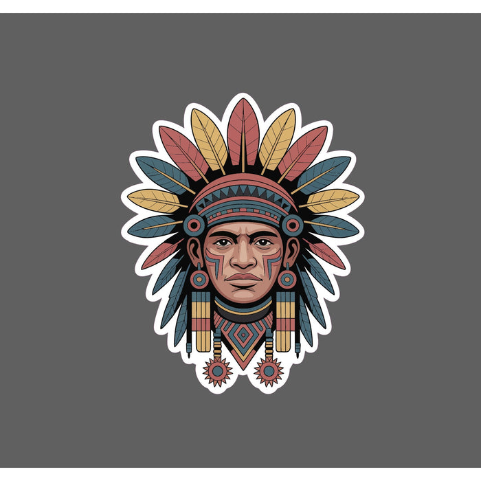 Aztec Sticker Native History Americas Culture Warrior Gift Waterproof NEW