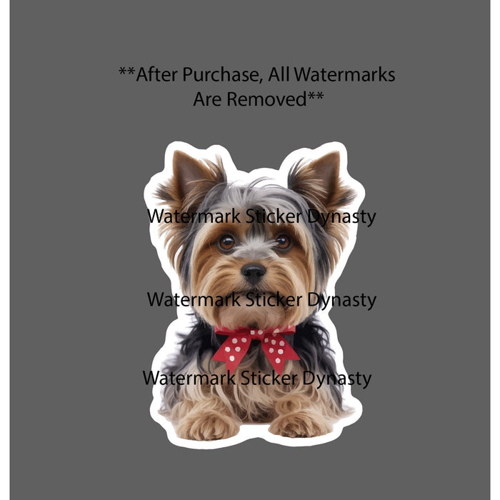 Yorkshire Terrier Sticker Waterproof Decal Dog Pet Animal Family Yorkie Gift NEW