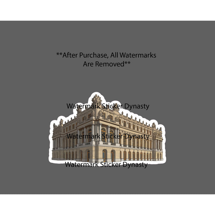 Palace of Versailles Sticker Waterproof Decal Royal Travel France Gift NEW