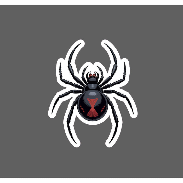 Black Widow Sticker Waterproof Decal Spider Animal Venom Wildlife Gift NEW
