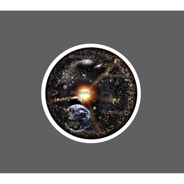 Universe Sticker Earth Space Waterproof NEW