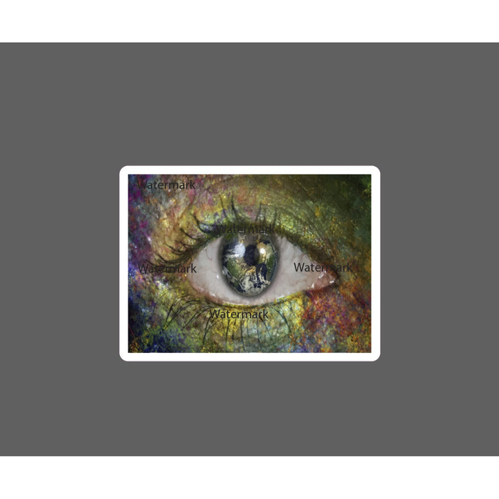 Eye Sticker Art Paint Abstract Waterproof