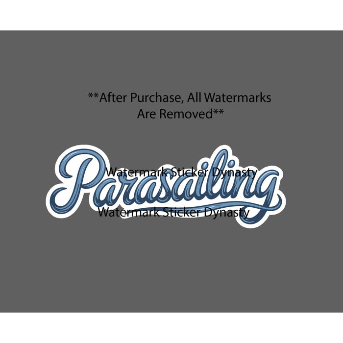Parasailing Sticker Waterproof Decal Ocean Beach Travel Sports Outdoor Gift NEW