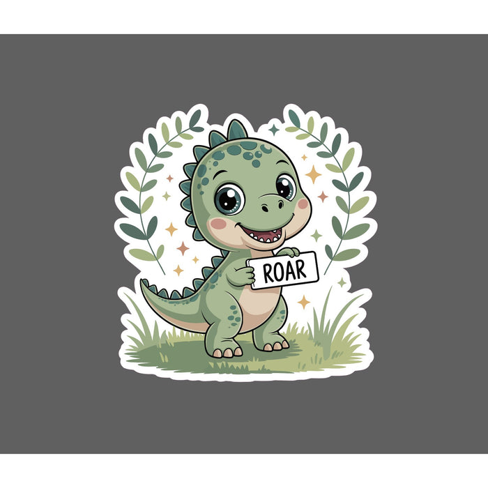 T-Rex Baby Sticker Waterproof Decal Roar Scary Cute Animal Gift NEW