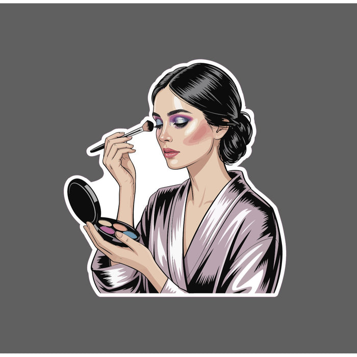 Applying Makeup Sticker Getting Ready Going Out Gift Beauty Waterproof NEW