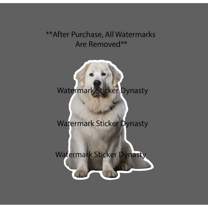 Great Pyrenees Sticker Waterproof Decal Dog Pet Animal Guardian Farm Gift NEW