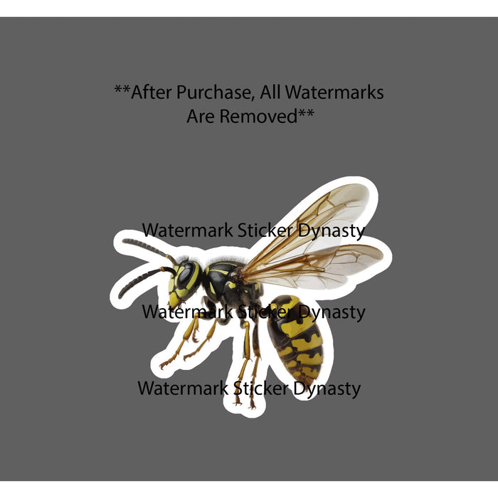 Wasp Sticker Waterproof Decal Animal Nature Wildlife Nest Outdoor Gift NEW