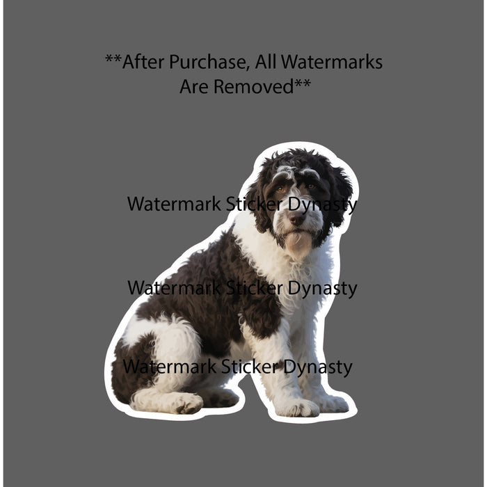 Portuguese Water Dog Sticker Waterproof Decal Animal Pet Family Friend Gift NEW