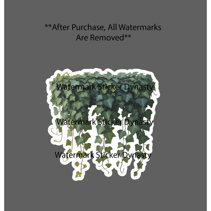 Vines Sticker Waterproof Decal Greenery Leaves Vine Room House Decor Gift NEW
