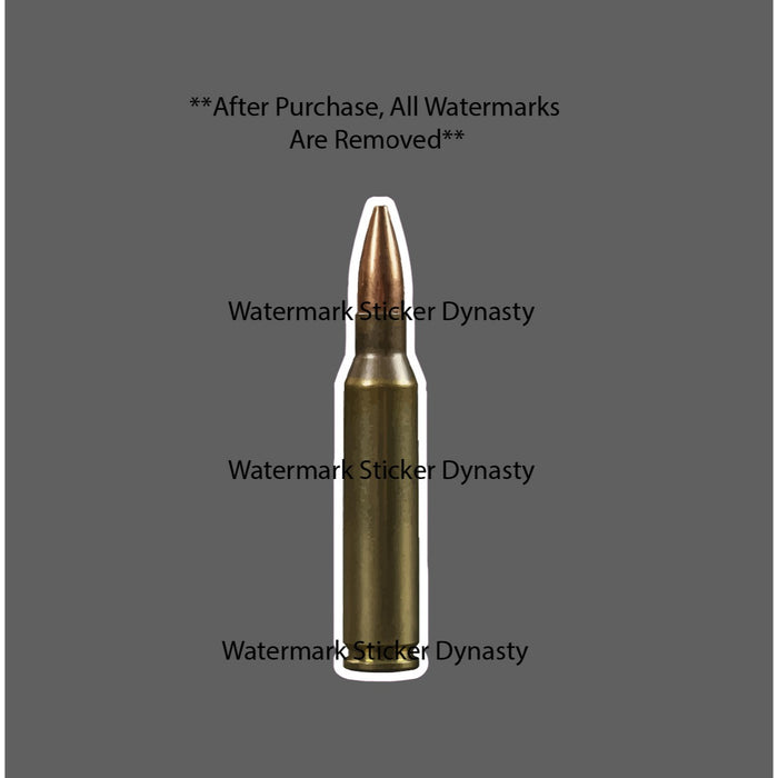 Bullet Sticker Waterproof Decal Rifle 50 Cal Hunting Military 2A War Gift NEW