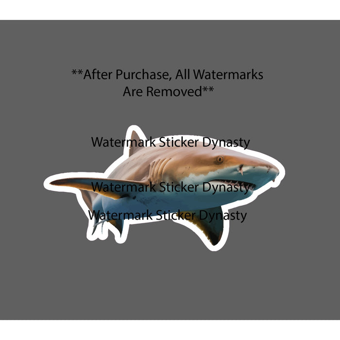 Nurse Shark Sticker Waterproof Decal Animal Ocean Beach Tropical Gift NEW