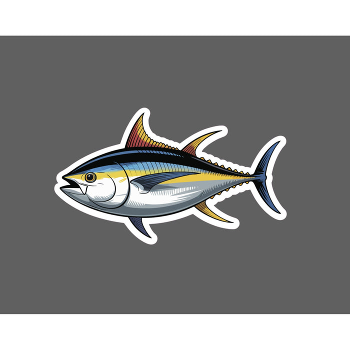 Tuna Sticker Yellowfin Animal Outdoor Wildlife Nature Gift Waterproof NEW