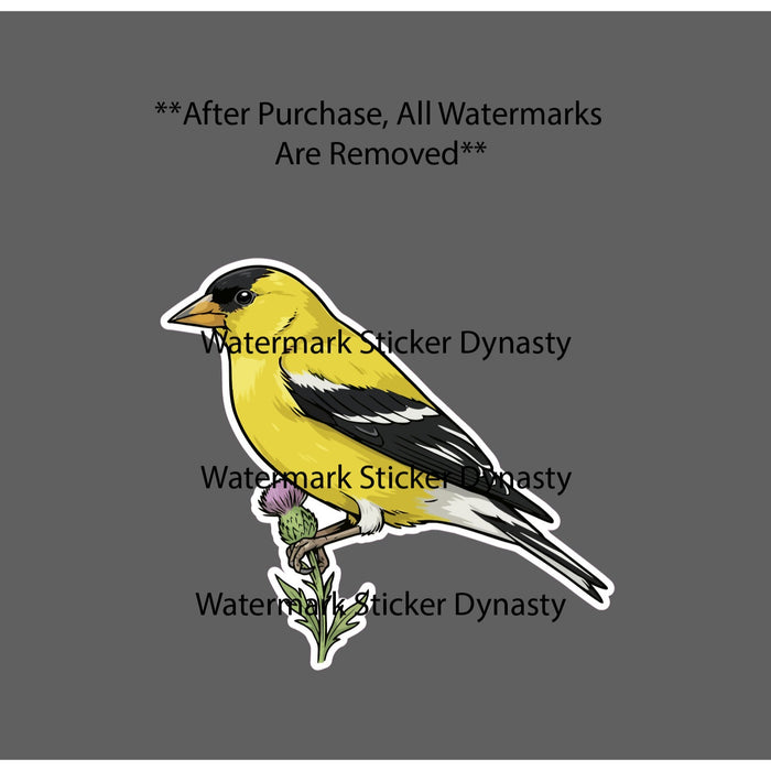 American Goldfinch Sticker Waterproof Decal Bird Outdoor Wildlife Birds Gift NEW