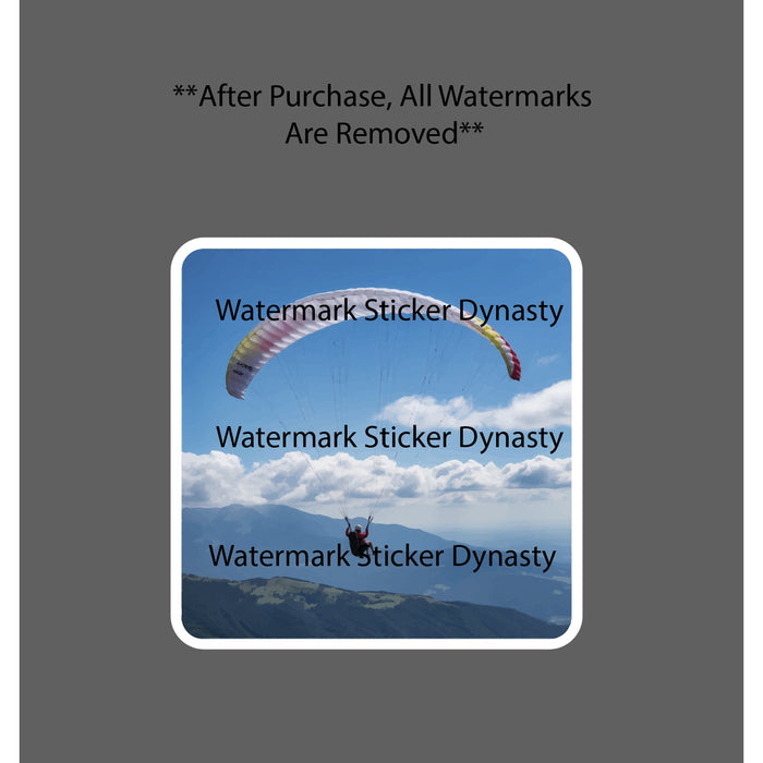 Paragliding Sticker Waterproof Decal Paraglider Extreme Sports Travel Gift NEW