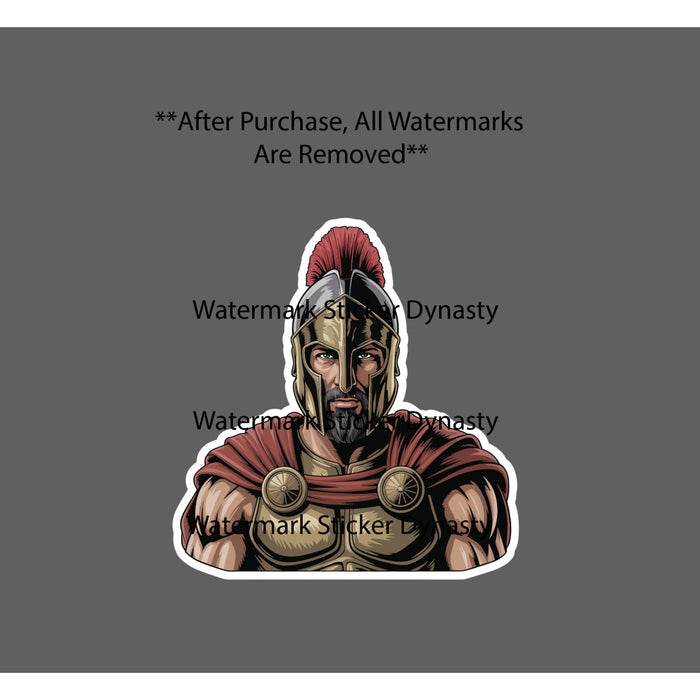 King Leonidas Sticker Waterproof Decal Sparta Spartan History King Gift NEW