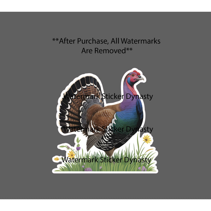 Pheasant Sticker Waterproof Decal Bird Animal Outdoor Nature Hunting Gift NEW