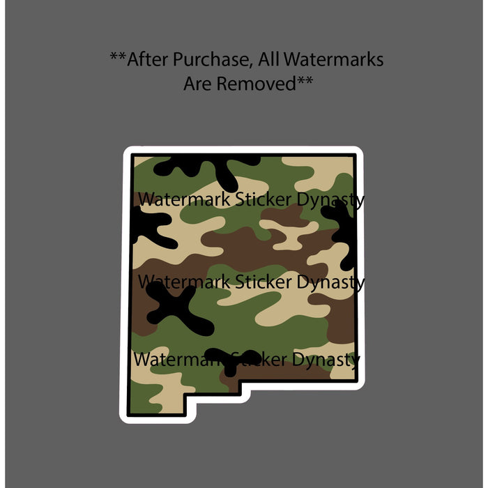 New Mexico Sticker Waterproof Decal State Camo Outdoor Hunting Fishing Gift NEW