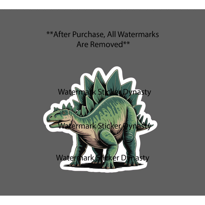 Stegosaurus Sticker Waterproof Decal Dinosaur Prehistoric Animal Gift NEW