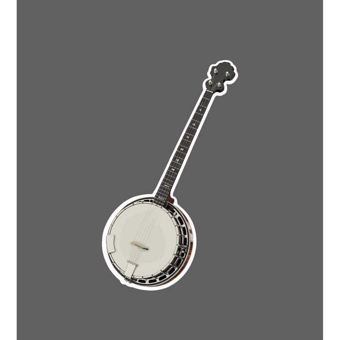 Banjo Sticker Music Folk Country Bluegrass Mountains Waterproof NEW
