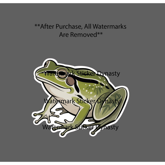 Traditional Japanese Frog Sticker Waterproof Decal Art Animal Reptile Gift NEW