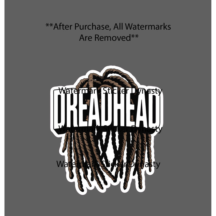 Dreadhead Sticker Waterproof Decal Dreadlocks Hair Style Gift NEW