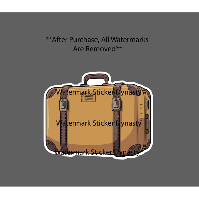 Suitcase Sticker Waterproof Decal Travel Plane Bus Vacation Gift NEW