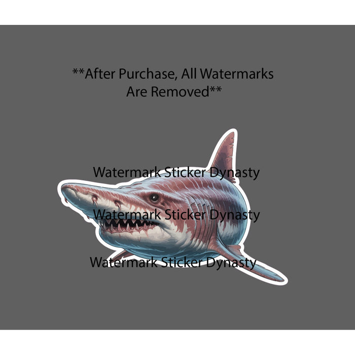 Goblin Shark Sticker Waterproof Decal Animal Ocean Beach Wildlife Fish Gift NEW