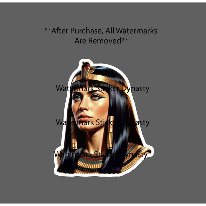 Cleopatra Sticker Waterproof Decal Egypt Egyptian History Rome Gift NEW