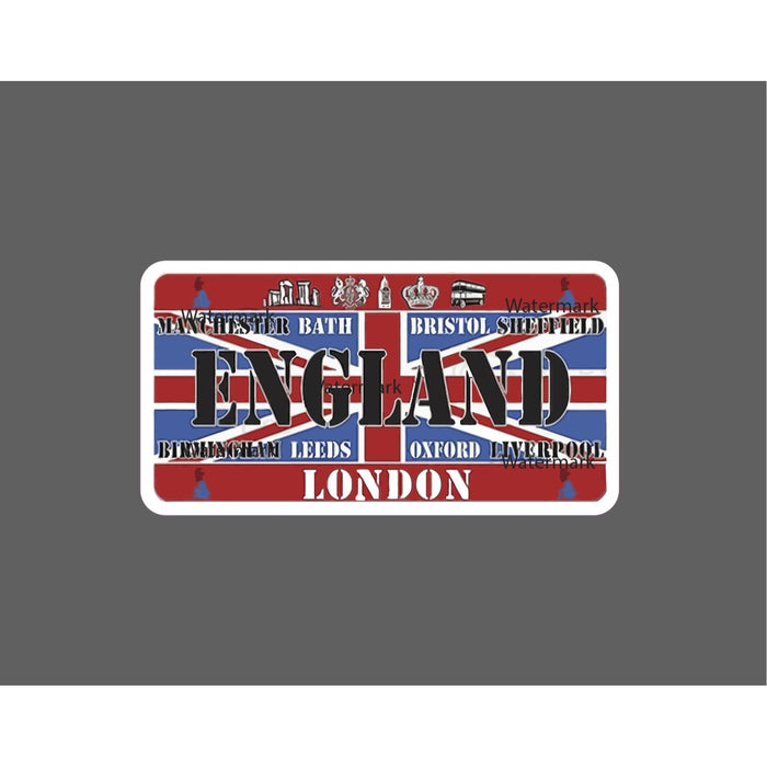 England Sticker UK License Plate Waterproof