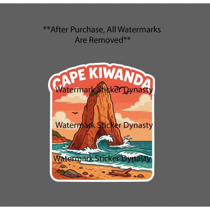 Cape Kiwanda Sticker Waterproof Decal Ocean Beach Tropical Travel Gift NEW