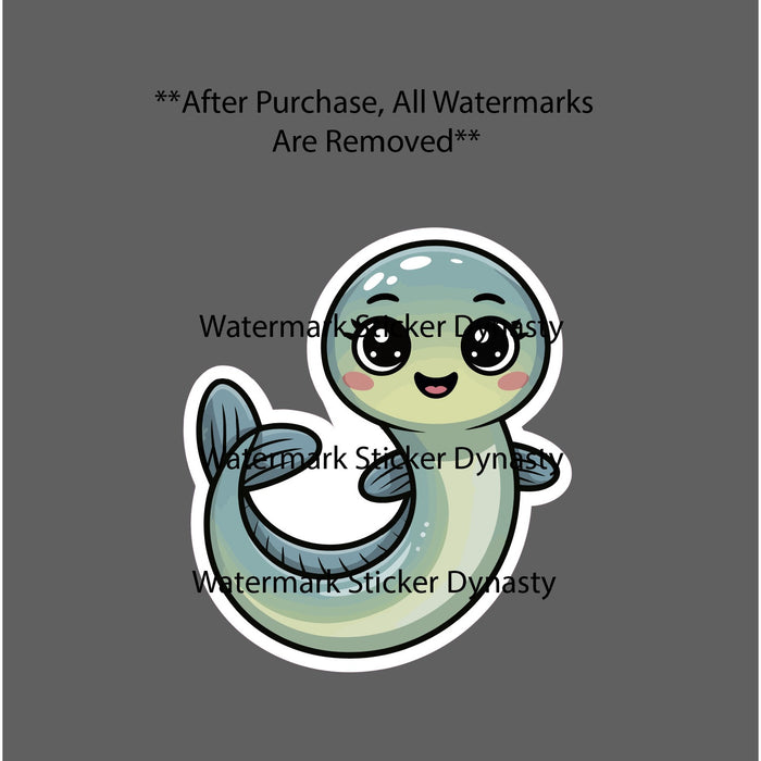 Eel Sticker Waterproof Decal Cute Animal Kawaii Wildlife Gift NEW