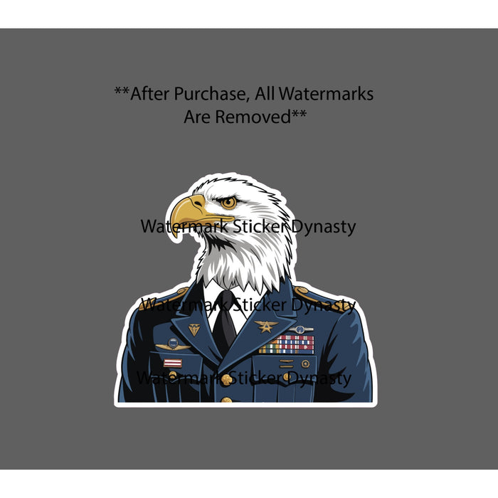 Bald Eagle Military Sticker Waterproof Decal Soldier USA America Gift NEW