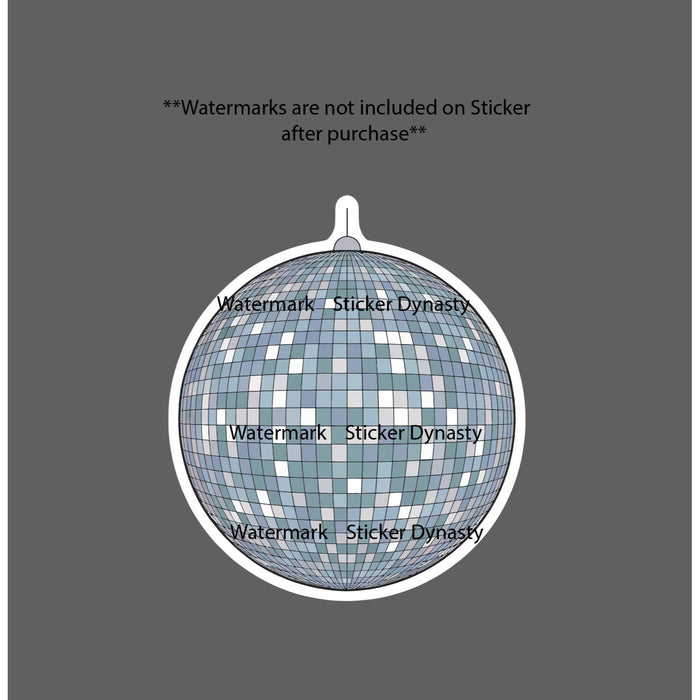 Disco Ball Sticker Waterproof Decal Party Night Life 60's 70's 80's Gift NEW
