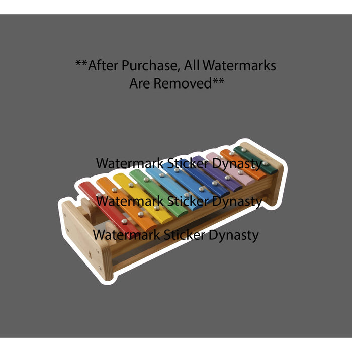 Xylophone Sticker Waterproof Decal Music Band Instrument Child Baby Gift NEW