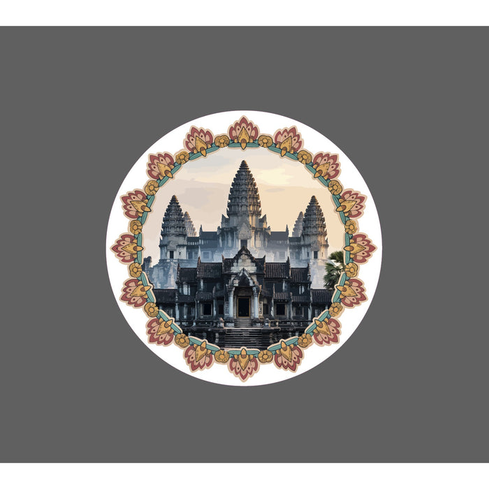 Angkor Wat Sticker Cambodia Mystery Temple Building History Gift Waterproof NEW