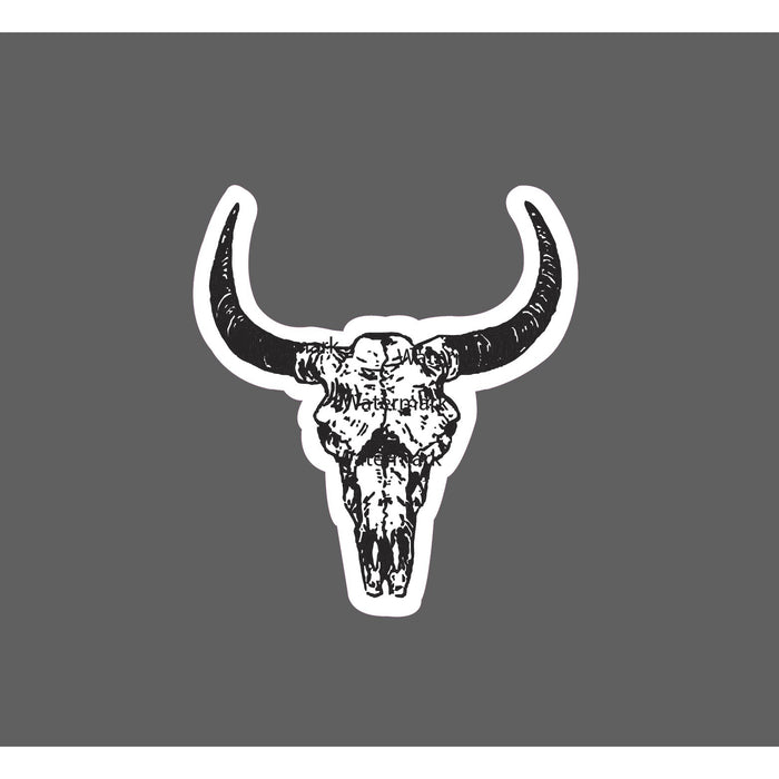 Bull Skull Sticker Bones Cow Waterproof