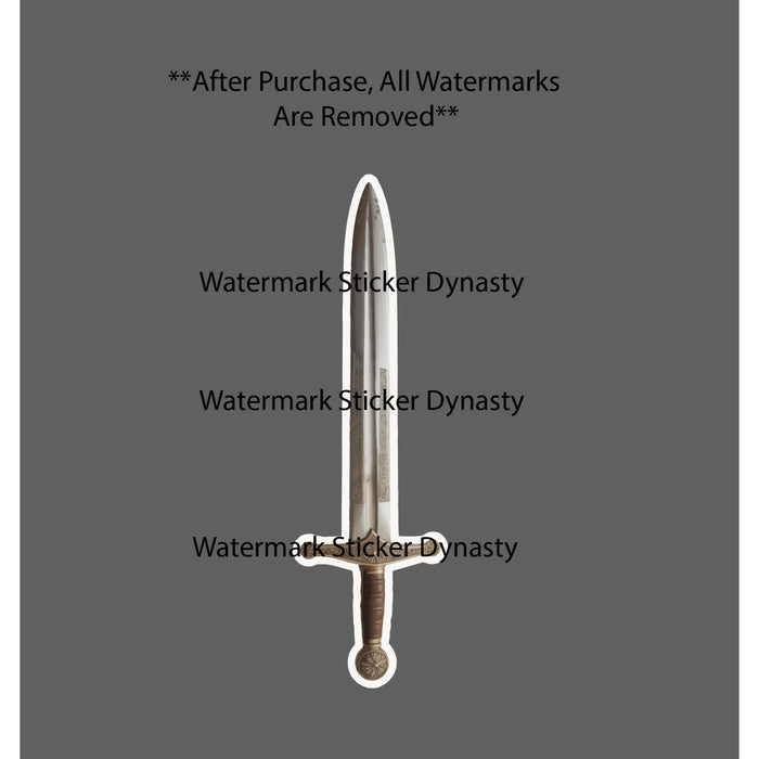 Roman Sword Sticker Waterproof Decal Gladius Rome War Warrior History Gift NEW