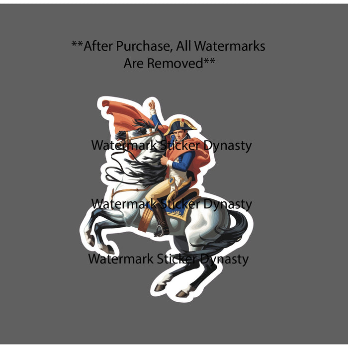 Napoleon Bonaparte Sticker France Waterproof War Leader History Free Gift NEW