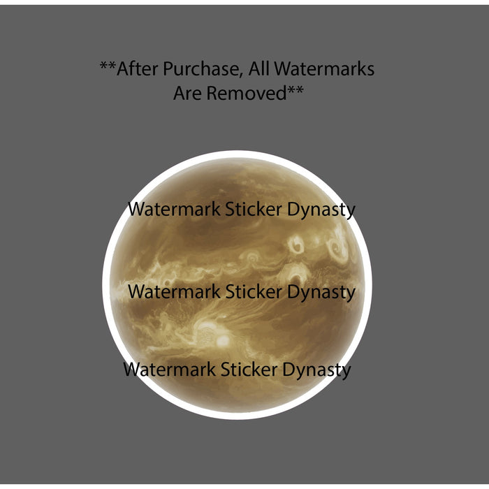 Venus Sticker Waterproof Decal Planet Space Travel Galaxy Solar System Gift NEW