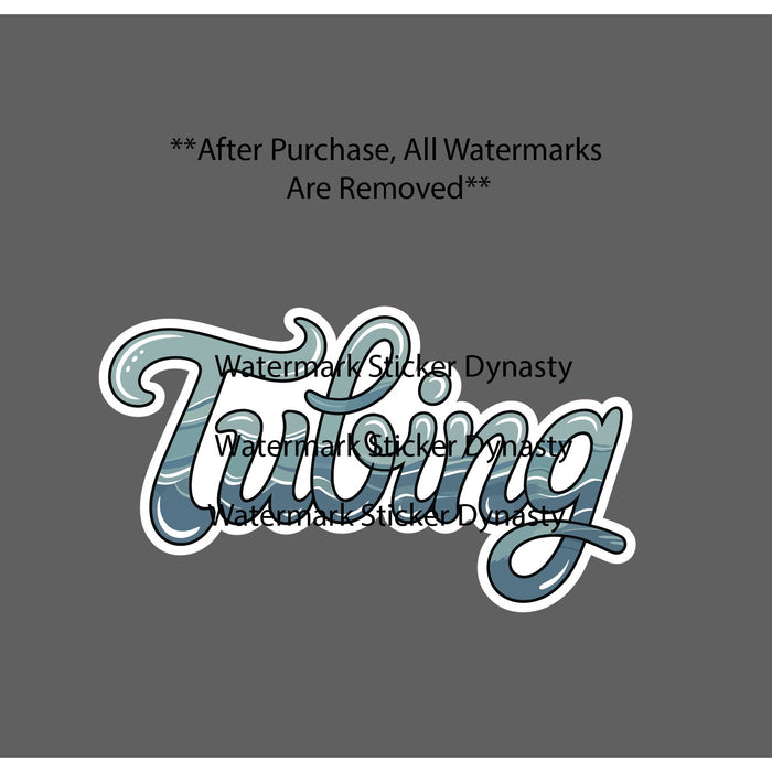 Tubing Sticker Waterproof Decal River Float Floating Summer Fun Gift NEW